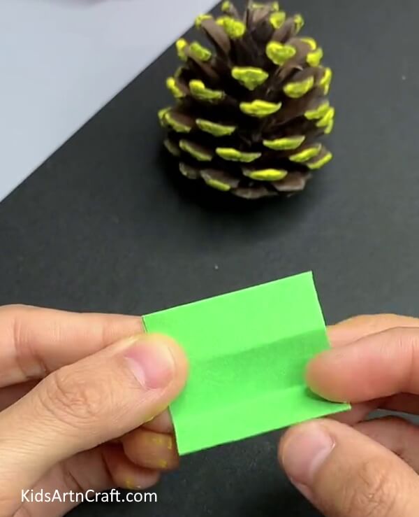Folding Paper - How to Construct a Pineapple Pine Cone - A Kid-Friendly Tutorial 
