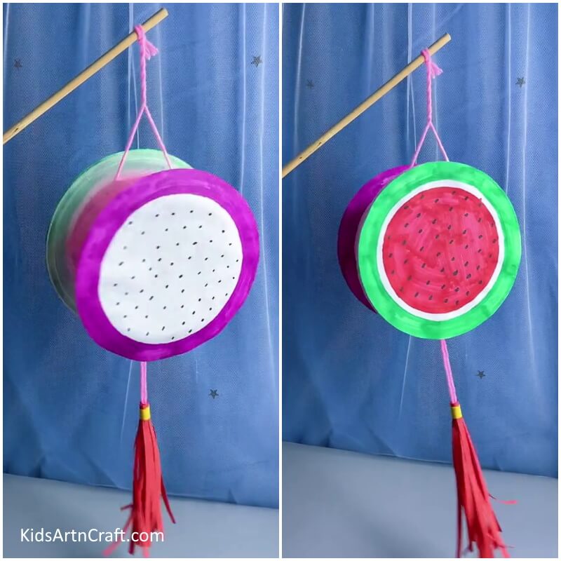 Watermelon Craft Is Ready To Hang! - Follow this guide to create Watermelon artwork