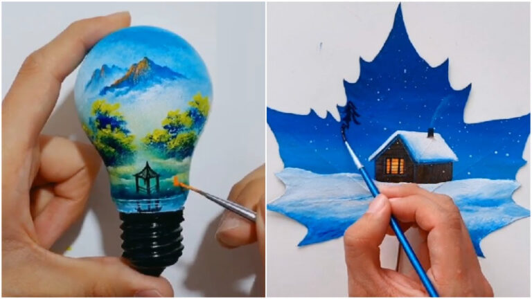 Acrylic Painting Make Easy Video Tutorial for Kids - Kids Art & Craft