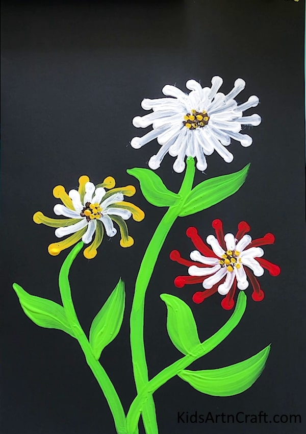Beautiful Colorful Flower Painting For Kids - Artistic and Colorful Painting Projects for Youngsters
