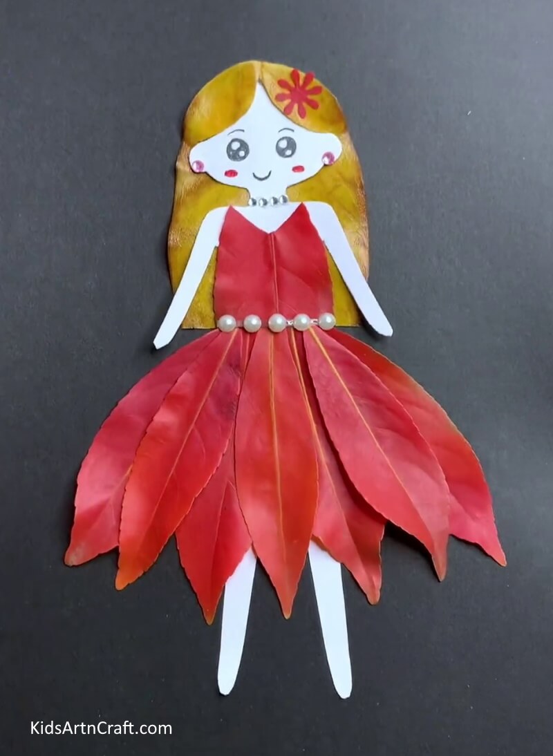 Fall Leaf Girl In A Dress Craft Is Ready! - A Lovable Autumn Leaf Doll Art & Activity Plan For Toddlers
