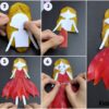 Beautiful Fall leaf Doll Art and Craft for Kids