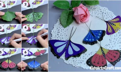 Butterfly leaf craft for kids To Try At Home