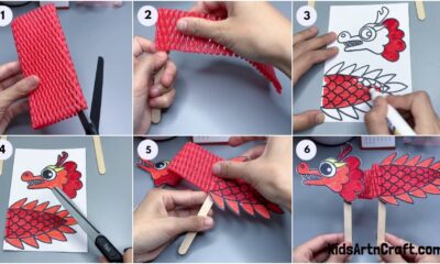 Chinese New Year Dragon Easy craft For Beginners