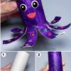 DIY Cardboard Tube Octopus For Kids