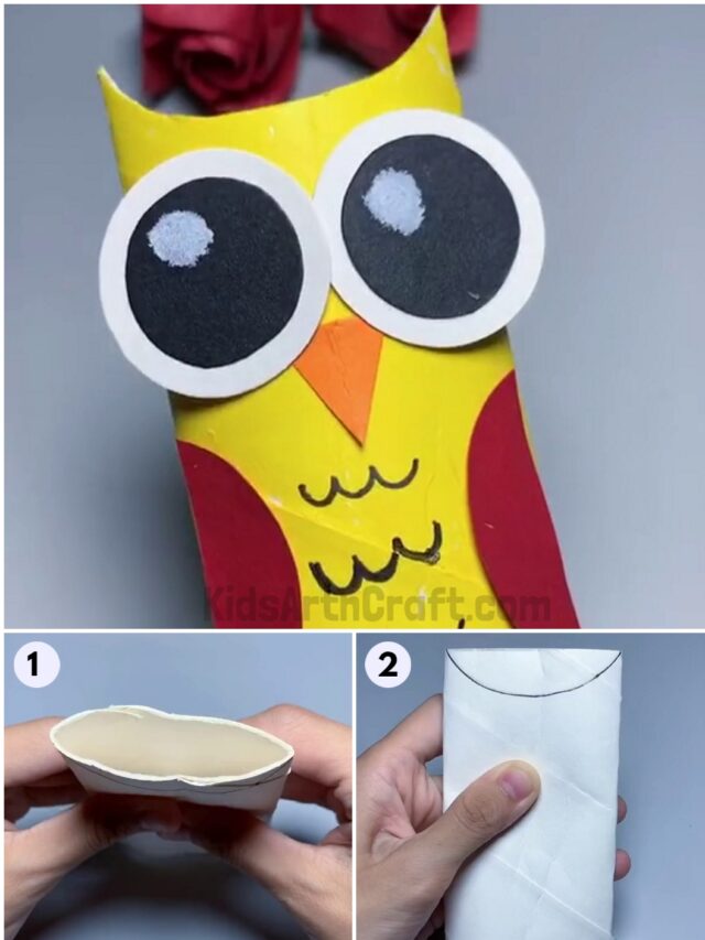 DIY Cardboard Tube Owl Craft