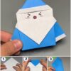 DIY Christmas Paper Santa Craft Craft For Kids