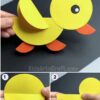 DIY Easy Paper Chick Craft For Kids