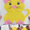 DIY Heart Shape Cat Craft for Valentine's Day