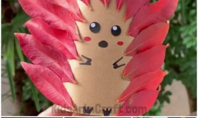 DIY Hedgehog Paper Craft for Kids