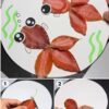 DIY leaf art Fish making Easy Tutorial for kids