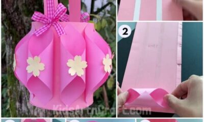 DIY Paper Basket Step by Step Tutorial For Kids