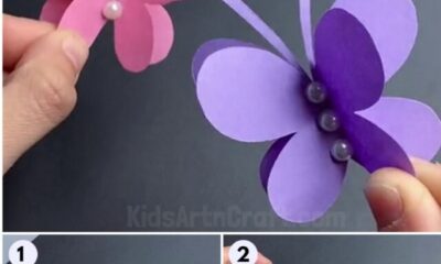 DIY Paper Butterfly Craft Tutorial For Kids