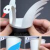 DIY Paper Cup Swan Step by Step Tutorial For Kids