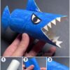 Easy Cardboard Tube Shark Craft for Kids