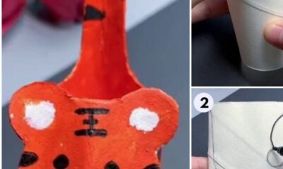 Easy Cardboard Tube Tiger For Kids