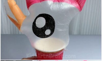 Easy Disposable Gloves Chicken Craft For Kids