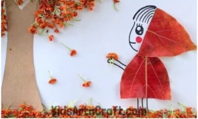 Easy Fall Leaf Craft Step by Step For Kids