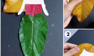 Easy Leaf Art and Craft Step by Step Tutorial For Kids