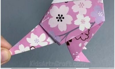 Easy Paper bird Step by Step Tutorial For Kids