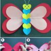 Easy Paper Heart Butterfly Craft Tutorial