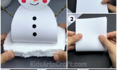Easy Snowman Paper Craft for Kids