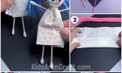 Easy to Make Doll with Yarn and Tissue Paper