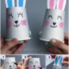 Easy to Make Paper Cup Bunny Craft Tutorial for Kids