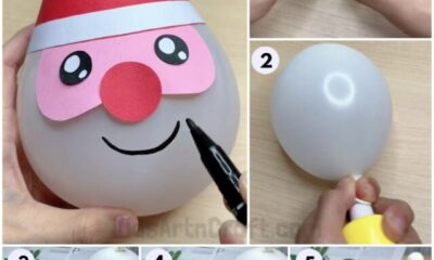 How to Make Balloon Santa Clause Step by Step Tutorial