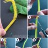 How to Make Beautiful Caterpillar Using Straw