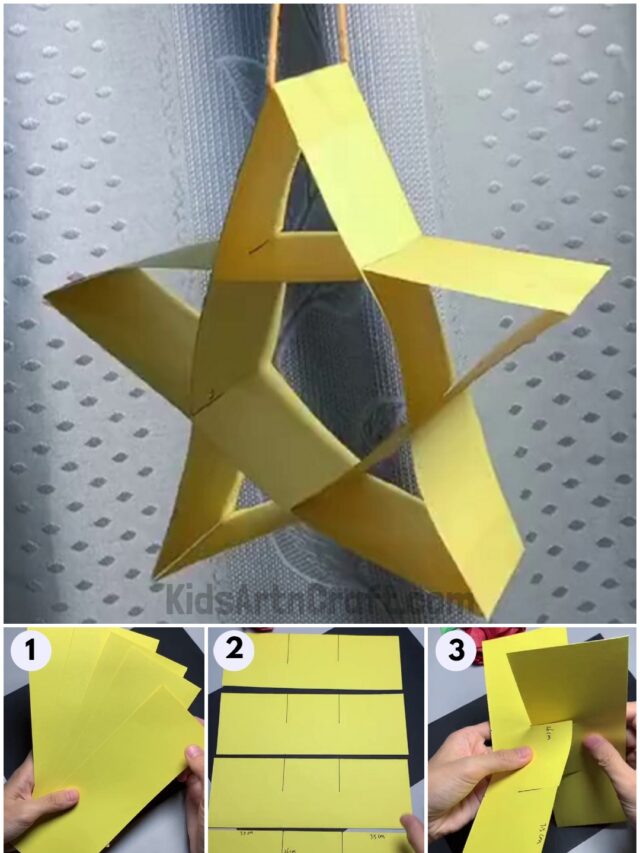 How To Make Easy Paper Star From Craft paper
