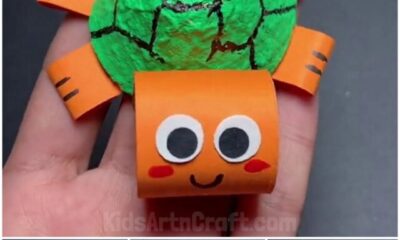 How To Make Egg Carton Turtle Craft For Kids