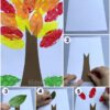 How To Make Leaf Stamping Tree Artwork For Kids