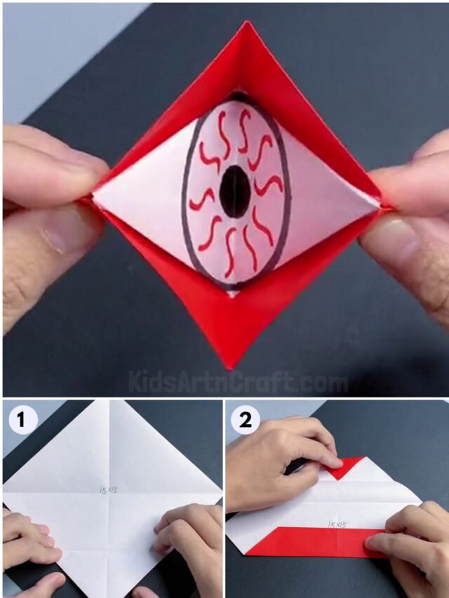 How To Make Paper Eye For Kids At Home