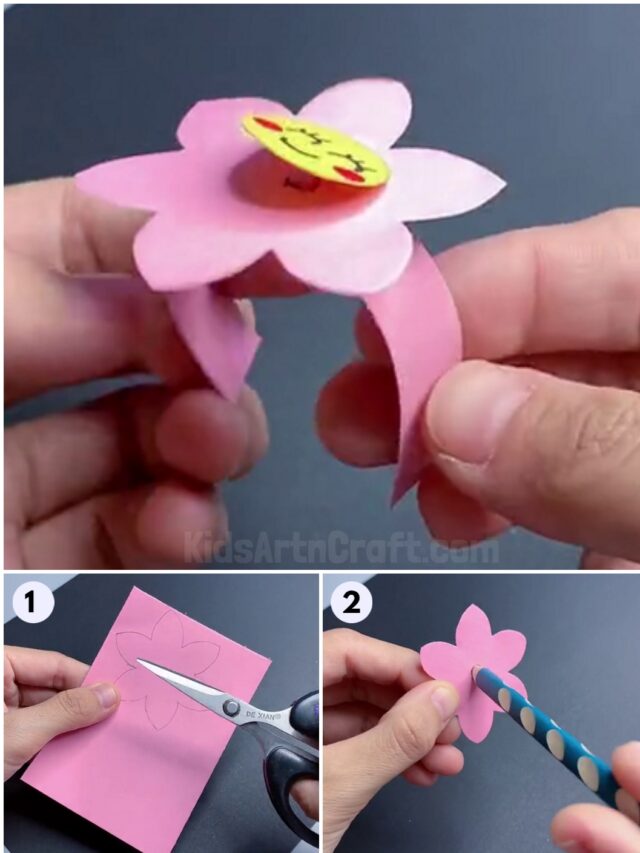 How to Make Paper Flower Ring Easy Tutorial