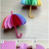How to Make Paper Umbrella Craft for Kids Tutorial