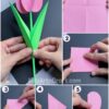 How To Make Tulip Flower Easy Paper Craft For Kids