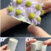 Learn To Make Cardboard Tube Flower Bracelet