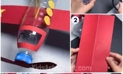 Water bottle boat Craft Tutorial for Kids