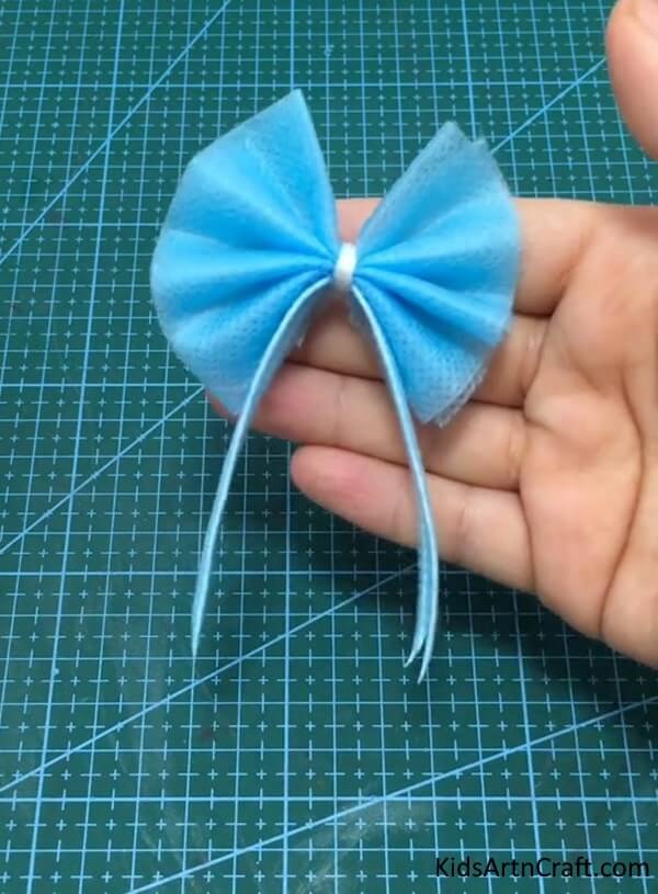Cute Bow Tie Craft Using Surgical Mask