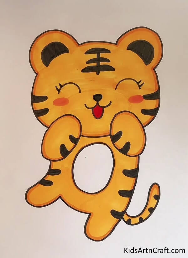 Straightforward and Striking Artwork Ideas For Kids - Cute Cat Drawing For Kids
