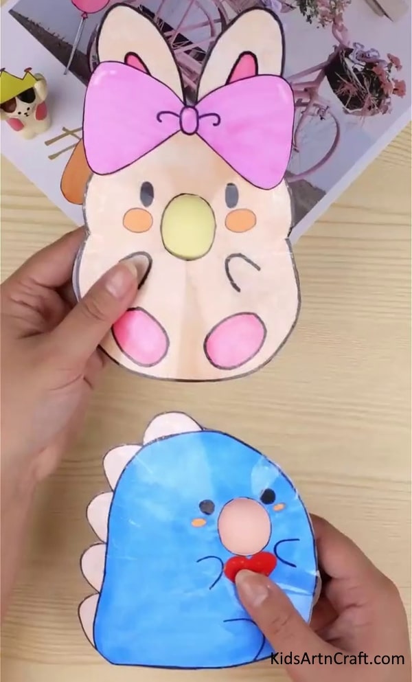 3D craft creations that kids can make without much effort - Cute Paper Animals Craft For Kids