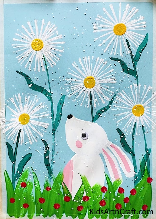 Cute Rabbit And Bunny Painting For Kids - Creative and Colorful Painting Plans for Kids