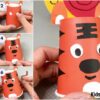 Cute Tiger Paper cup Craft for Kids