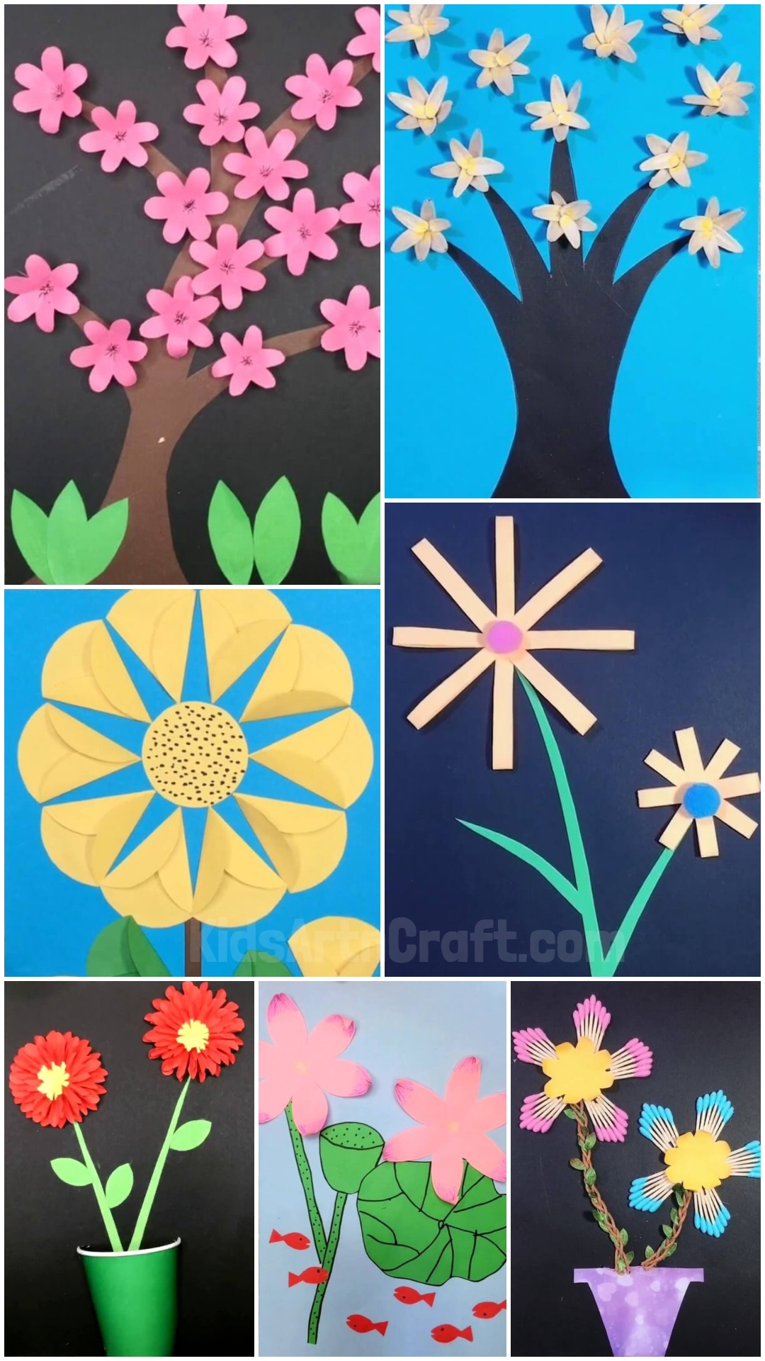 Different Craft Ideas For Making Flower 