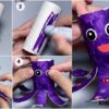 DIY Cardboard Tube Octopus For Kids