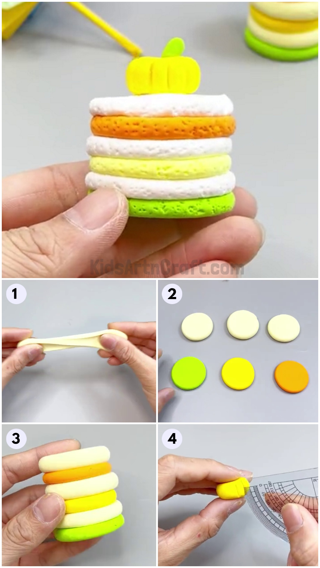 DIY Clay Cake Craft Activities for Kids