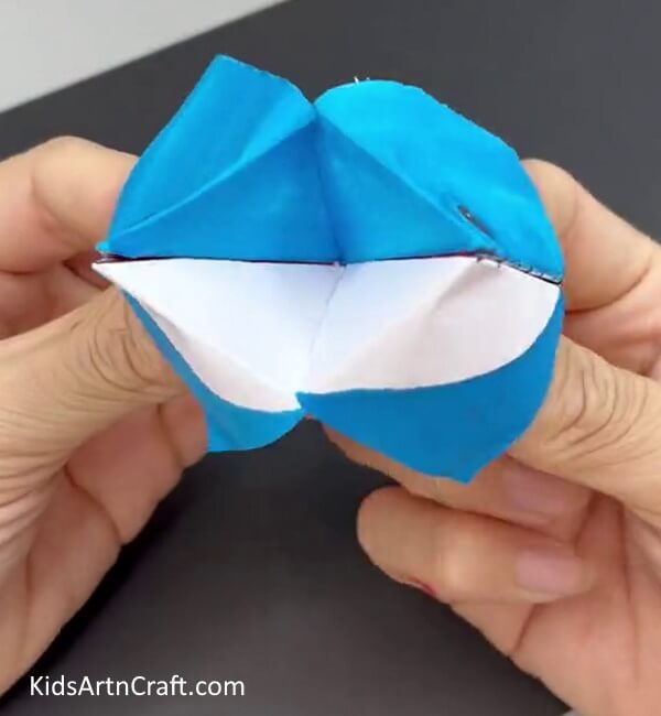 Folding The Square - Making a paper origami shark through a step-by-step tutorial