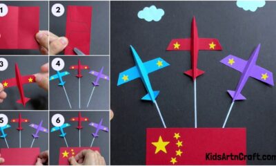 DIY Easy Paper Airplane Easy Tutorial For Kids