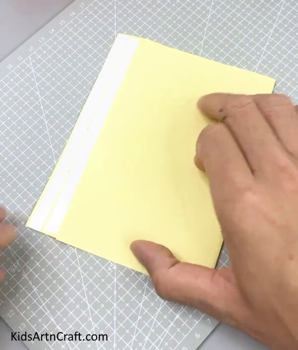 Folding Paper Till The Tape Strips - Have Fun Creating Your Own Unique Paper Candy Creation